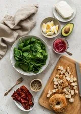 Everything Bagel Breakfast Salad