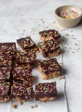 Crispy Chocolate Peanut Butter Bars