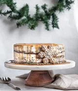 Gingerbread Cake With Orange Buttercream And Bourbon Caramel