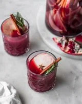 Winter Sangria With Pears & Pomegranate