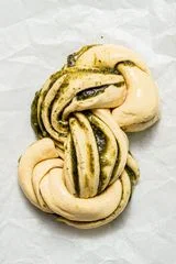 Pesto Brioche Swirl Bread