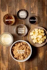 Chewy Salted Whisky Caramels