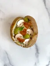 Pizza Stuffed Potatoes