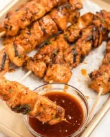 Sticky Chicken on a Stick