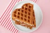 Strawberry Cream Cheese Waffle Sandwiches