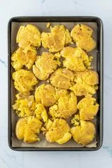 Oven-Baked Smashed Potatoes