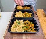 Sweet & Spicy BBQ Chicken Mac & Cheese Meal Prep