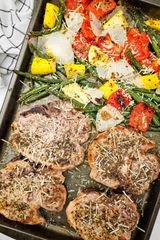 Italian Sheet Pan Pork Chops