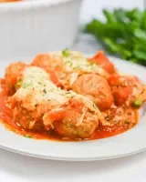 Dump and Bake Meatball Casserole