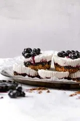 Mini Blueberry Cream Cheese Chantilly Tarts