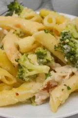 Baked Chicken and Broccoli Alfredo