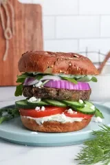 Mediterranean Veggie Burgers