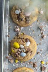 Bakery-Style Brown Butter Cadbury Mini Egg Cookies