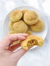 Vegan Pumpkin Sugar Cookies