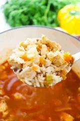 Cajun Chicken Rice Soup