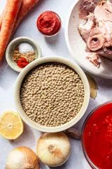 Classic Lentil Soup (with Ham Bone)