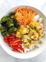 Peanut Tofu Bowls