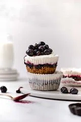 Mini Blueberry Cream Cheese Chantilly Tarts