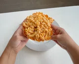 Parmesan Bowls with Creamy Tomato Pasta