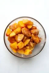 Peach Cobbler in a Jar (Gluten Free + Vegan)
