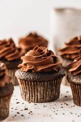 Small Batch Chocolate Cupcakes with Oil