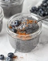 Blueberry Spice Chia Pudding