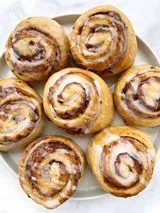 Vegan Cinnamon Rolls (Tangzhong Method)