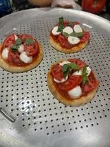 Quick Margherita Naan Pizzas