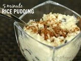 5 Minute Rice Pudding