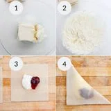 Cherry Cheesecake Dessert Wontons