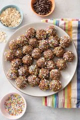 No Bake Cookie Dough Balls