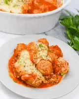 Dump and Bake Meatball Casserole