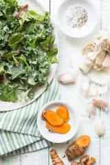Turmeric Sauteed Greens