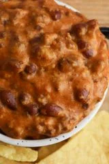 Crockpot Chili Cheese Dip