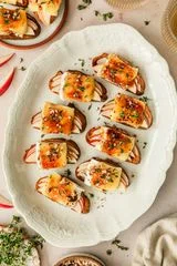 10-Minute Brûléed Apple and Brie Crostini