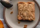 Brown Butter Peach Blondies