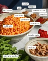 Red Lentil Koftas (Vegan Kofte Balls)