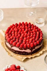 Chocolate Raspberry Mousse Cake