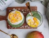 Matcha Mango Coconut Chia Pudding