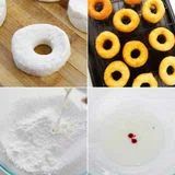 Pink Sprinkle Biscuit Donuts