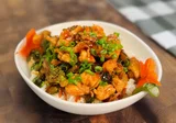 High Protein Spicy Honey Garlic Chicken Bowl