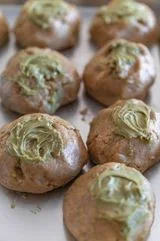 Bakery-Style Brown Butter Pistachio Latte Cookies