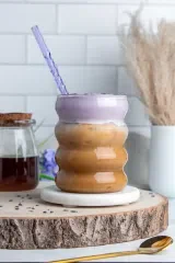 Iced Lavender Cream Oat Milk Latte