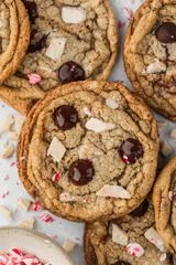 Small Batch Peppermint Chocolate Chip Cookies