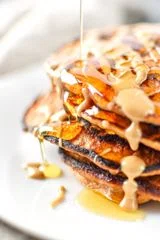 5-Ingredient Sweet Potato Banana Pancakes
