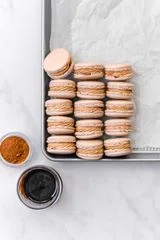 Spiced Macarons with Gingerbread German Buttercream