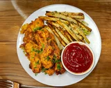 High Protein Buffalo Chicken with Fries