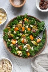Winter Roasted Vegetable Kale Salad