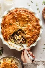 Easy Turkey Pot Pie with Puff Pastry