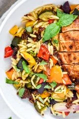Roasted Vegetable Orzo Salad